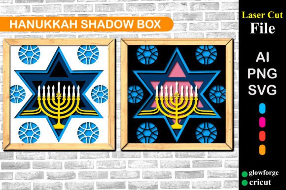 3D Hanukkah Layered Shadow Box SVG Review