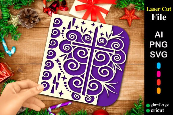 3D SVG Christmas Cross Papercut Card Review