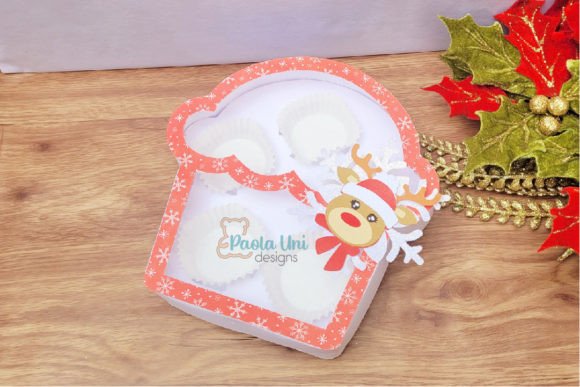 Cupcake Box SVG Cricut English and Spanish