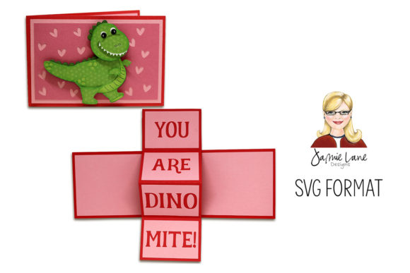 Dino Mite Twist Pop Card – 3D SVG for Playful Paper Crafts