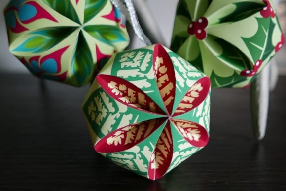 Leaf Christmas Ornaments 3D SVG Set for Crafters & Etsy Sellers