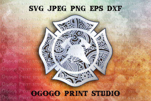 Maltese Cross 3D SVG for Creative Product Makers