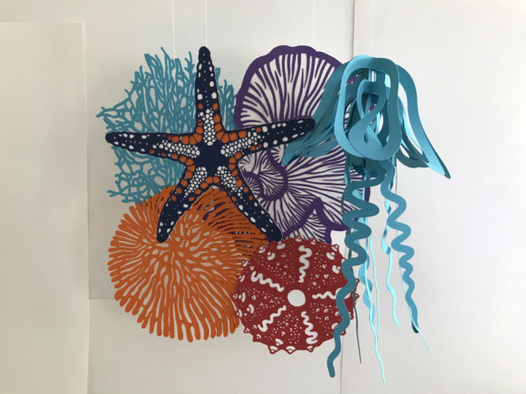 Ocean Life 3D SVG for Home Décor Crafting